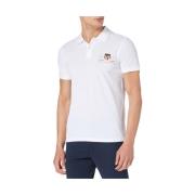 Polo Shirt Korte Mouw Gant , White , Heren