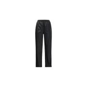 Zwarte Stoffen Broek Jack Wolfskin , Black , Heren