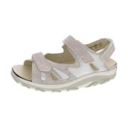 Hanni Platin Sandalen Waldläufer , White , Dames