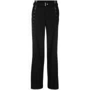 Wijde broek met haakdetails Dion Lee , Black , Dames