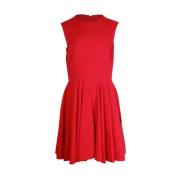 Pre-owned Acetate dresses Alexander McQueen Pre-owned , Red , Dames