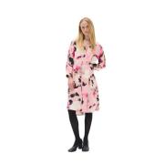 Lichtroze Bloemenwolk Jurk InWear , Pink , Dames