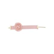 Roze Choker met Rozenbroche Detail Blumarine , Pink , Dames