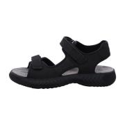 Zwarte Sandalen ara , Black , Dames