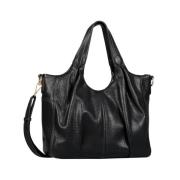 Stijlvolle Shopper Tas Gabor , Black , Dames