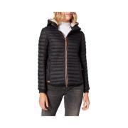 Zwarte Gewatteerde Jas Camel Active , Black , Dames