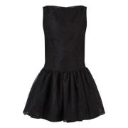 Mini Jurk MET Peplum Nina Ricci , Black , Dames