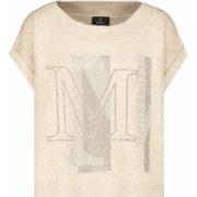 Biscuit Melange Pullunder Sweater Monari , Beige , Dames