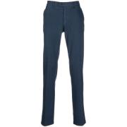 Blauwe Broek met Rechte Pijpen Canali , Blue , Heren