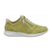 Groene Veterschoenen Hartjes , Green , Dames