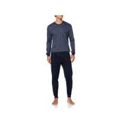 Lange Pyjama met Boorden voor Heren Calida , Blue , Heren