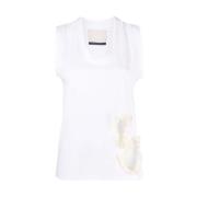 Mouwloze Top Calcaterra , White , Dames