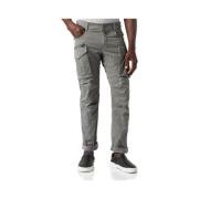 Casual Stoffen Broeken Replay , Gray , Heren