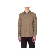 Casual Overhemd met Lange Mouwen Relegant_2 Hugo Boss , Brown , Heren