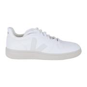 Witte Leren Sneakers Iconisch Logo Veja , White , Dames