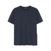 Prussian Blue Korte Mouwen T-shirt Tom Ford , Blue , Heren