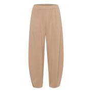 Wijde Pijp Broek Tannin InWear , Beige , Dames