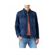 Indoor Regular Fit Blazer Camel Active , Blue , Heren