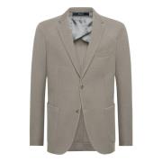 Militaire jas in gestructureerde wollen jersey Boggi Milano , Beige , ...