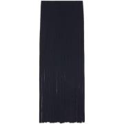 Midnight Blue Gebreide Rok met Franje Alanui , Blue , Dames