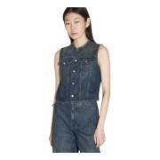 Tops MM6 Maison Margiela , Blue , Dames