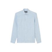 Korte Mouw Casual Overhemd Marc O'Polo , Blue , Heren