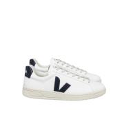 Witte Sneakers met Blauwe Details Veja , White , Heren