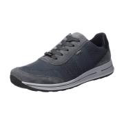 Velours Veterschoenen voor Dames ara , Black , Dames