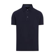 Polo Shirt met bedrukte Roma-details Etro , Blue , Heren