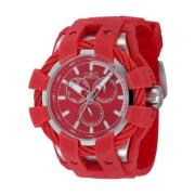 Rode Wijzerplaat Quartz Horloge - Bolt Collectie Invicta Watches , Gra...