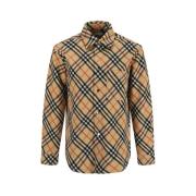 Klassieke Geruite Overhemd Burberry , Multicolor , Heren