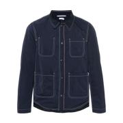 Blauwe Winterjas Thom Browne , Blue , Heren