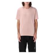 Jersey Logo T-Shirt C.p. Company , Pink , Heren