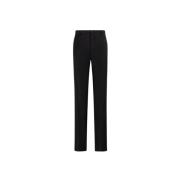 Wollen Tuxedo Broek met Strepen Roberto Cavalli , Black , Heren