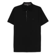 Polo met korte mouwen en Pegasus motief Etro , Black , Heren