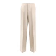 Satin Wijde Pijp Broek Philosophy di Lorenzo Serafini , Beige , Dames