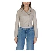 Lente/Zomer Dames Jassen Collectie Guess , Beige , Dames