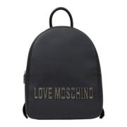 Lente/Zomer Damesrugzak Collectie Love Moschino , Gray , Dames