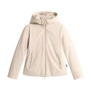 Tech SoftShell capuchon parka Woolrich , Beige , Heren