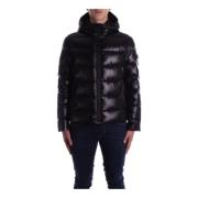 Zwarte Hoodie met Dubbele Rits Fay , Black , Heren