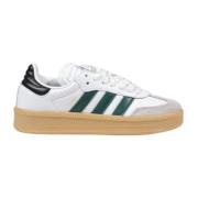 Leren Heren Sneakers Herfst/Winter Collectie Adidas , White , Heren