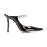 Kristalband Zwarte Sandalen Jimmy Choo , Black , Dames