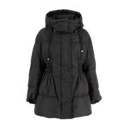 Smock Stitch Donsjas met Uitlopende Mouwen Ermanno Scervino , Black , ...