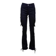 Cargo Side Cords Broek voor Vrouwen Dolce & Gabbana , Black , Dames