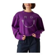 Paarse Tiffany Sweater Refined Department , Purple , Dames