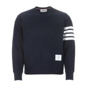 Stijlvolle Navy Blue Katoenen Sweatshirt Thom Browne , Blue , Heren