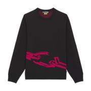 Katoenen Gebreide Truien en Sweaters Chain Jumper Iuter , Black , Here...