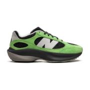 Groen/Zwart Runner Sneakers Logo Rubber New Balance , Multicolor , Her...