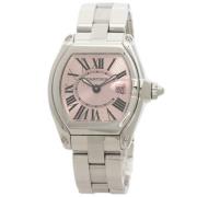 Pre-owned Glass watches Cartier Vintage , Pink , Dames