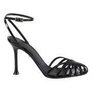 Glam Patent Stijlvolle Schoen Alevi Milano , Black , Dames